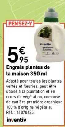 engrais plantes de la maison 350ml inventiv
