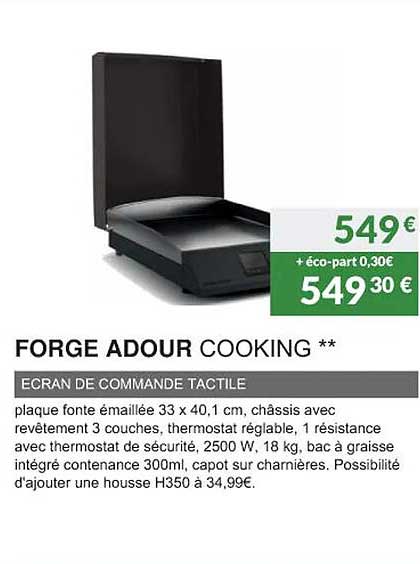 forge adour cooking