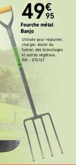 fourche métal banjo