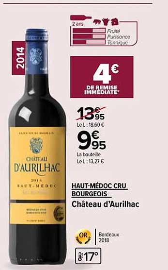 haut-médoc cru bourgeois château d'aurilhac