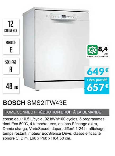 home connect, réduction bruit à la demande bosch