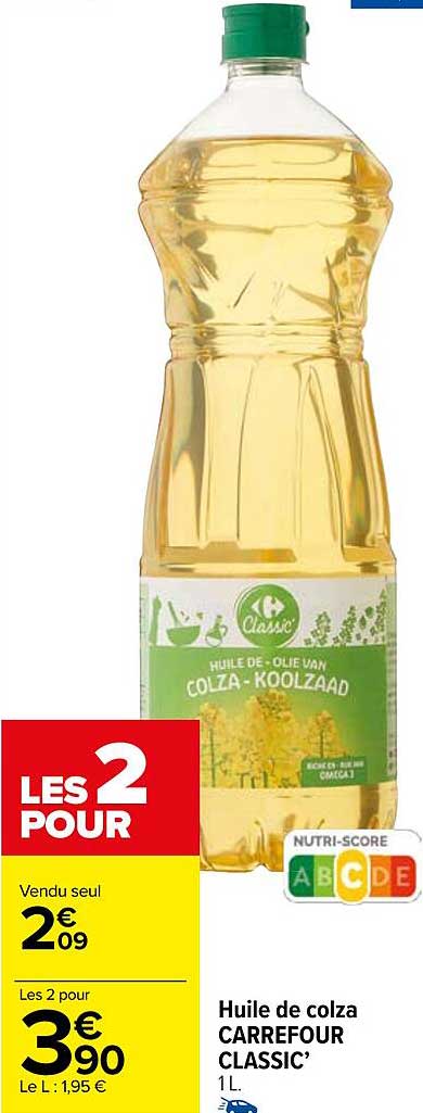 Huile De Colza Carrefour Classic'