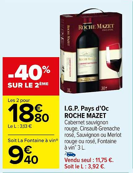 i.g.p. pays d'oc roche mazet