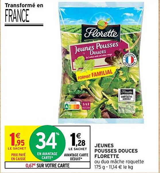 jeunes pousses douces florette