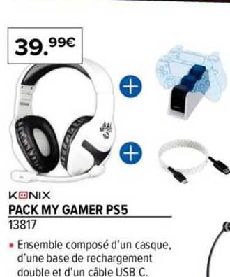 Konix Pack My Gamer Ps5
