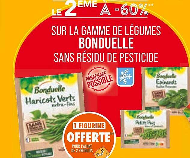 la gamme de légumes bonduelle sans résidu de pesticide