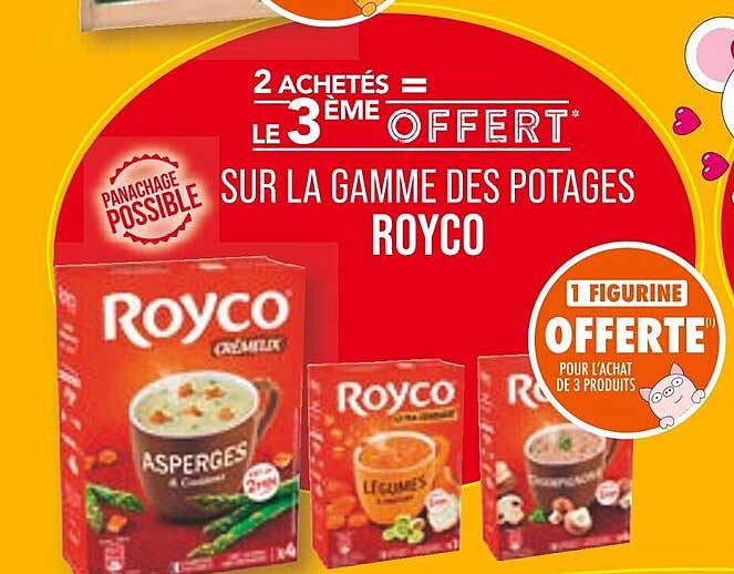 la gamme des potages royco