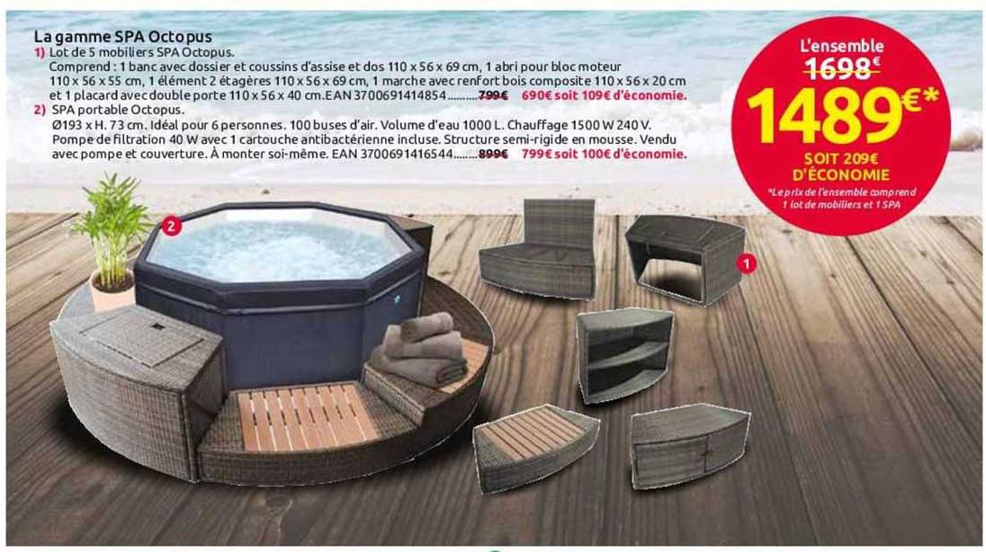 la gamme spa octo pus