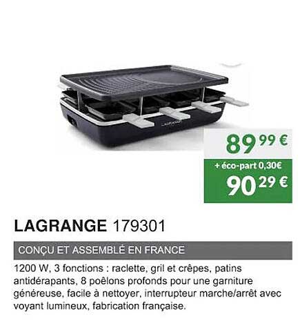 lagrange 179301 conçu et assemblé en france