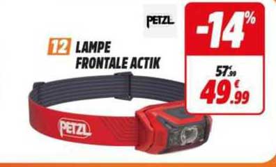 lampe frontale actik petzl