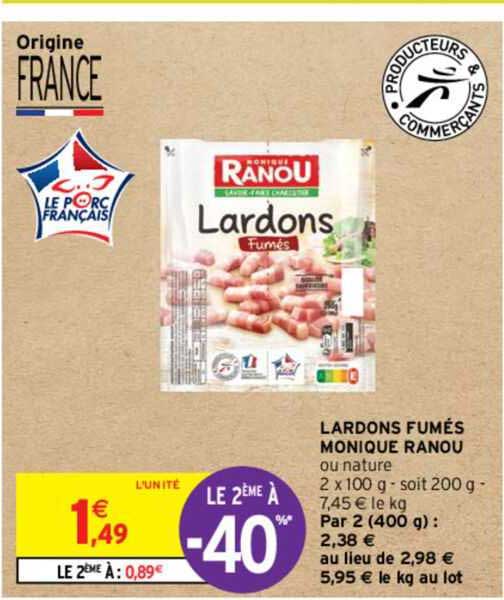 lardons fumés monique ranou