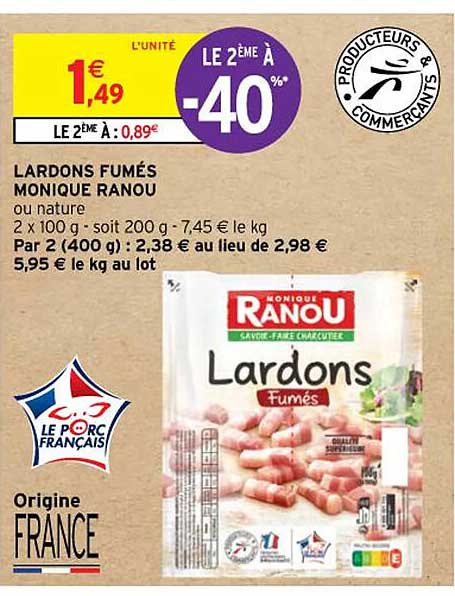 lardons fumés monique ranou