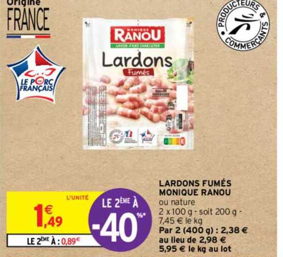 lardons fumés monique ranou