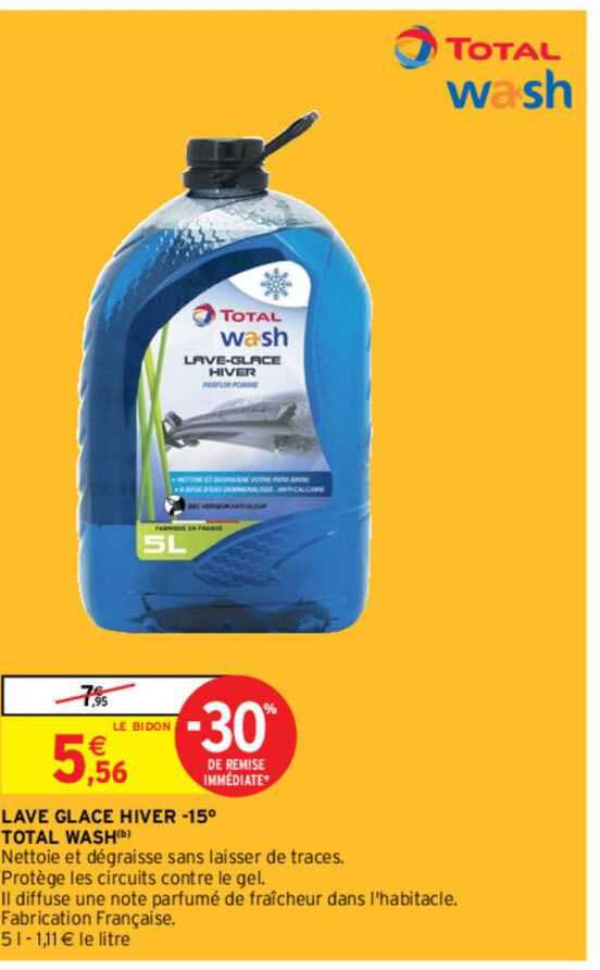 Lave Glace Hiver -15° Total Wash