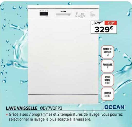 lave vaisselle océan