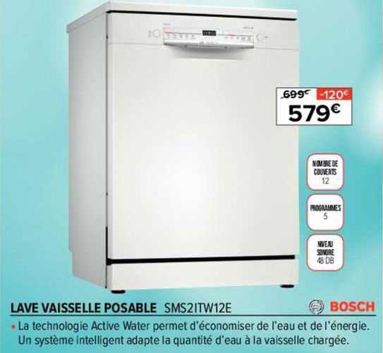 lave vaisselle posable bosch