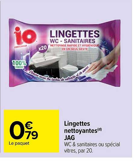 Lingettes Nettoyantes Jag