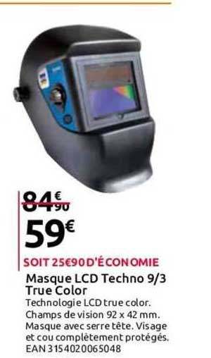 masque lcd techno 9/3 true color