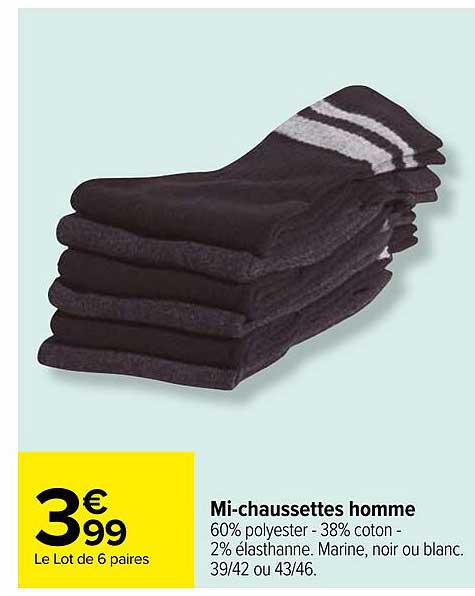 mi-chaussettes homme