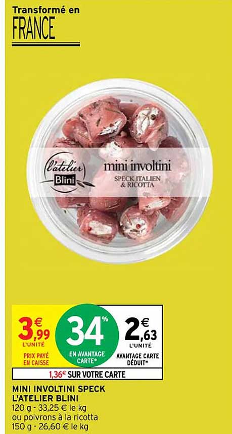 mini involtini speck l'atelier blini