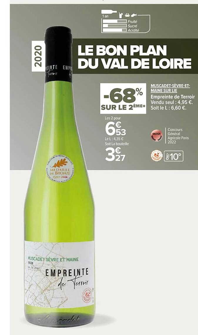 muscadet-sèvre-et-maine sur lie empreinte de terroir