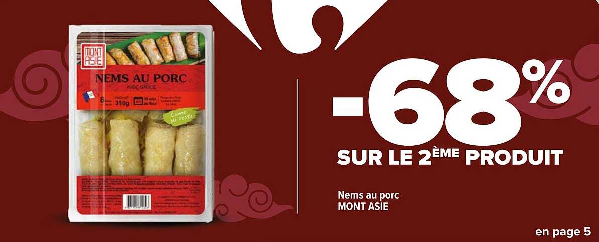 Nems Au Porc Mont Asie