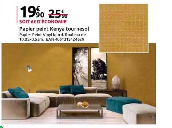 papier peint kenya tournesol