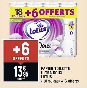 Papier Toilette Ultra Doux Lotus