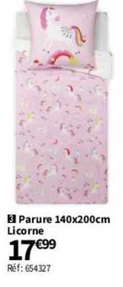Parure 140 X 200 Cm Licorne