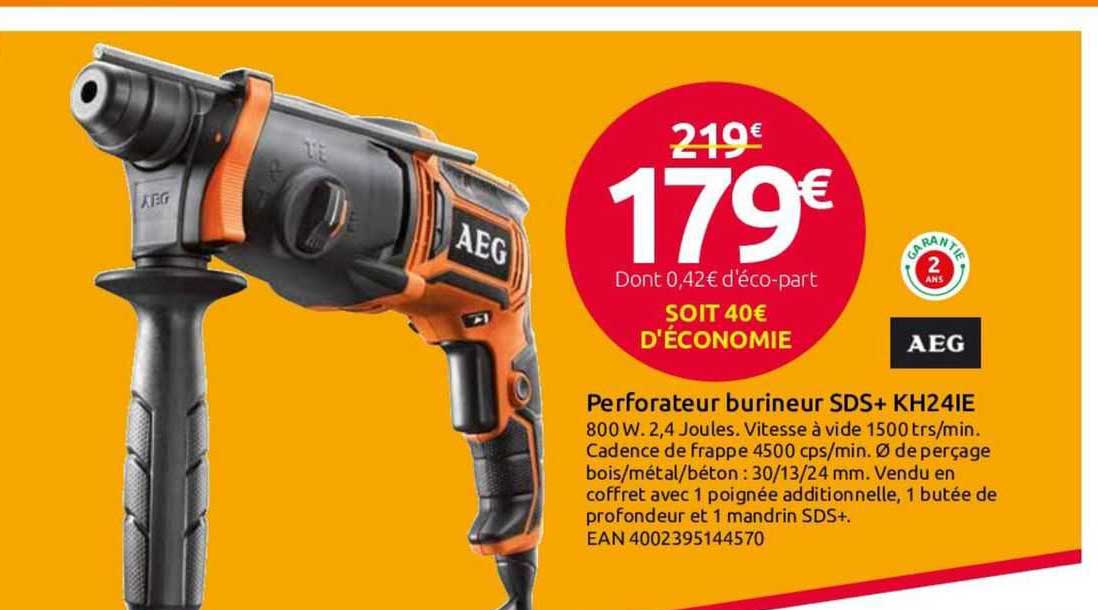 perforateur burineur sds+ kh24ie aeg