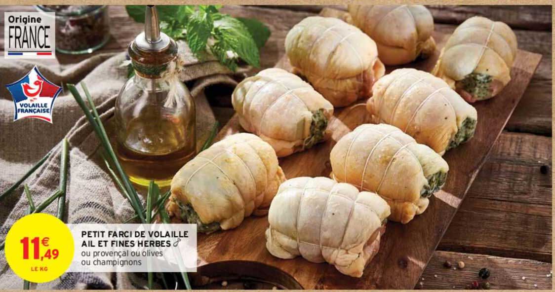 Petit Farci De Volaille Ail Et Fines Herbes