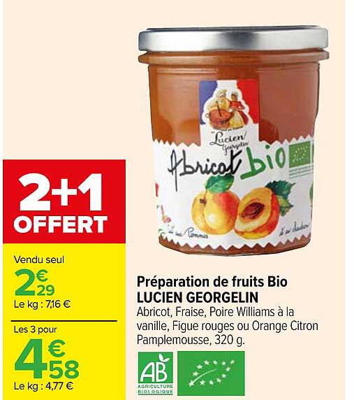 préparation de fruits bio lucien georgelin