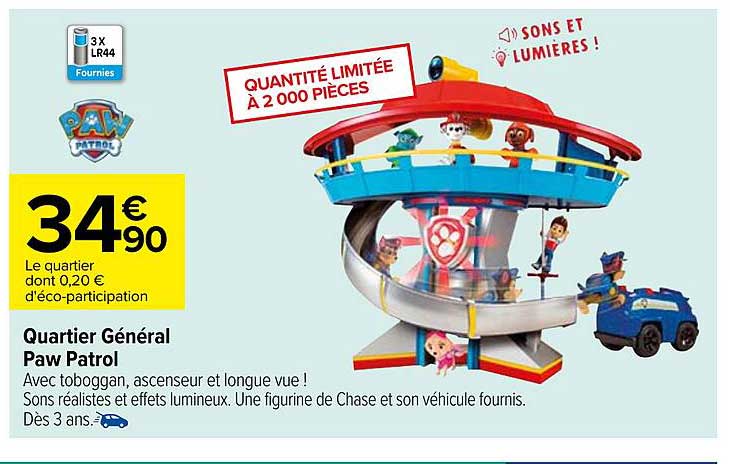 quartier général paw patrol