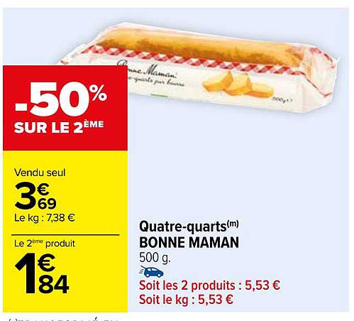 quatre-quarts bonne maman