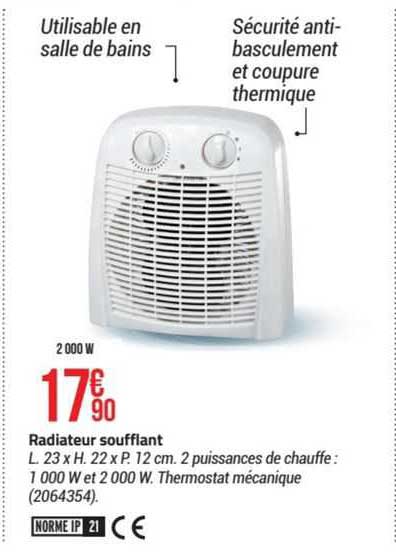 Radiateur Soufflant