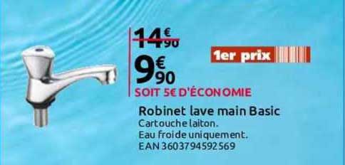 robinet lave main basic
