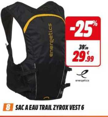sac à eau trail zyrox vest 6 energetics