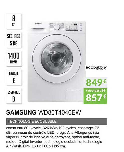 Samsung Wd80t4046ew