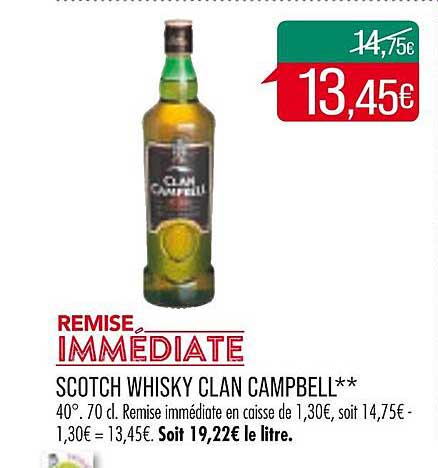 scotch whisky clan campbell**