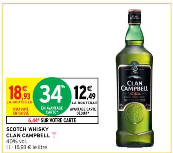 scotch whisky clan campbell