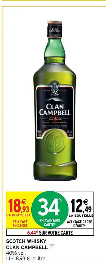 Scotch Whisky Clan Campbell