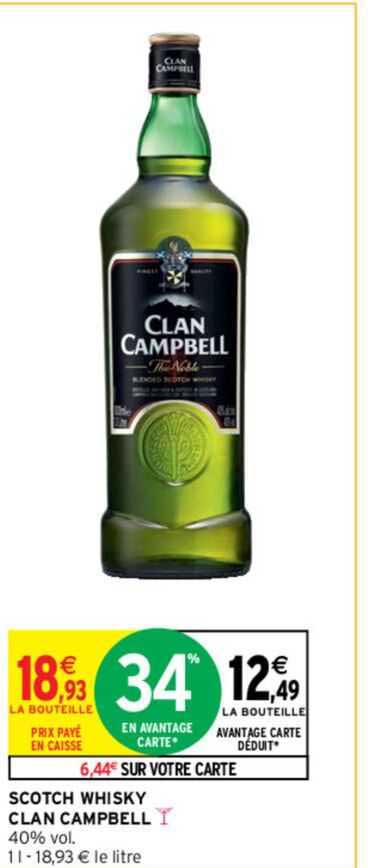 scotch whisky clan campbell