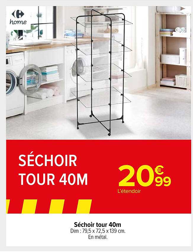 séchoir tour 40m