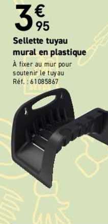 sellette tuyau mural en plastique