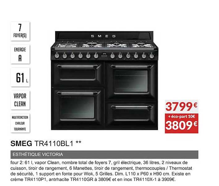 smeg tr4110bl1 esthétique victoria