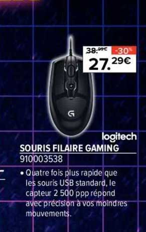 Souris Filaire Gaming Logitech