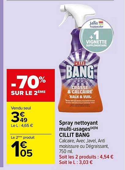 spray nettoyant multi-usages cillit bang