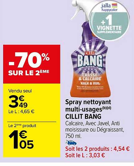 spray nettoyant multi-usages cillit bang