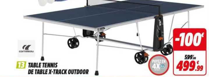 table tennis de table x-track outdoor