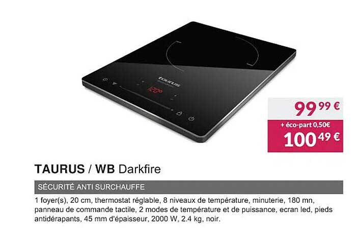 taurus, wb darkfire sécurité anti surchauffe